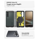 Kryt Spigen TOUGH ARMOR MAG pro Galaxy S26 – zelená