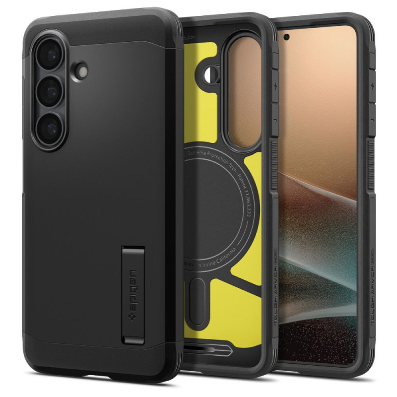 Kryt Spigen TOUGH ARMOR MAG MagSafe pro Samsung Galaxy S26 - černý