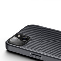 DUX DUCIS Fino Series Odolný kryt s textilními zády pro iPhone 14, černý
