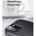 DUX DUCIS Fino Series Odolný kryt s textilními zády pro iPhone 14, černý