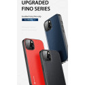 DUX DUCIS Fino Series Odolný kryt s textilními zády pro iPhone 14, černý