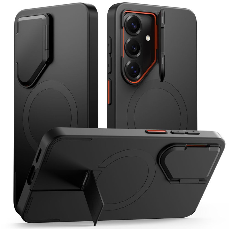 Kryt Tech-Protect KEVLAR AURA MagSafe pro Galaxy S26 - černá/oranžová
