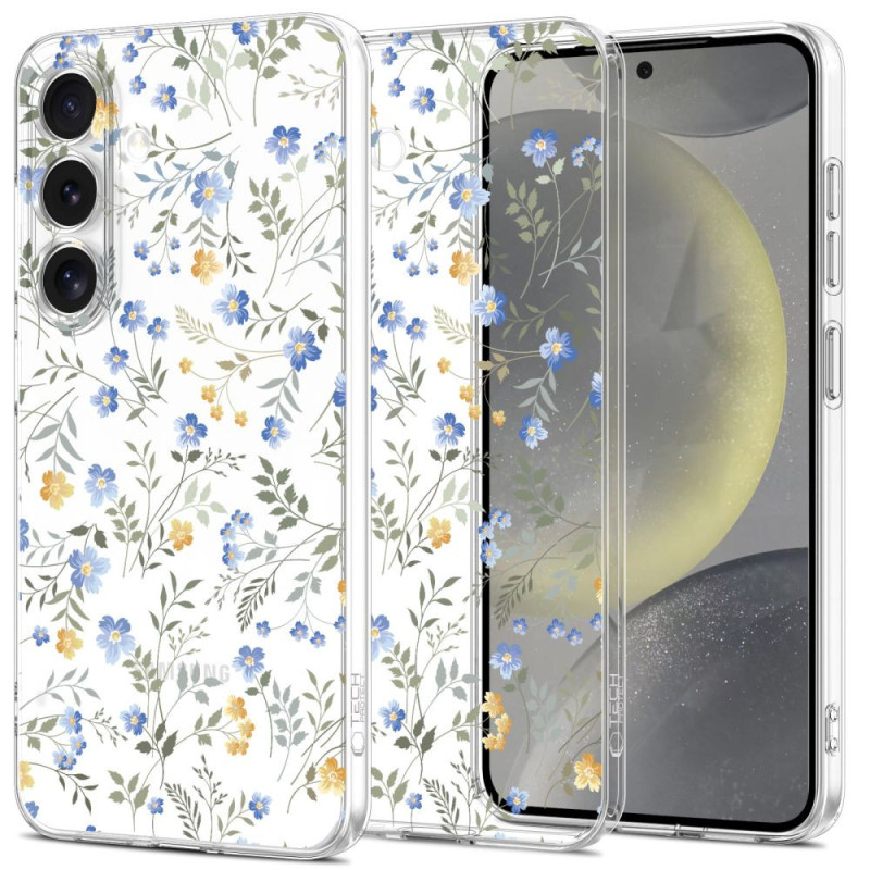 Kryt Tech-Protect FLEXAIR GALAXY S25 SPRING FLOWERS pro GALAXY S25 - spring flowers