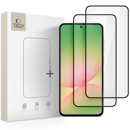 Ochranné sklo Tech-Protect Glass Fit+ 2-pack pro Galaxy A36/A56