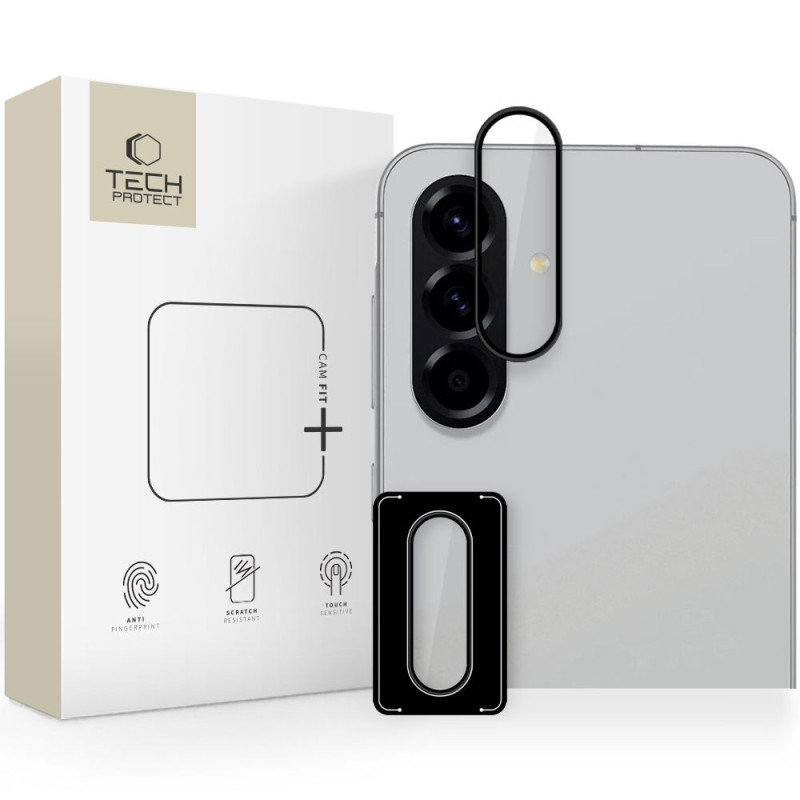 Ochranné sklo Tech-Protect Camring Fit+ pro Samsung Galaxy A36 / A56 5G - černá