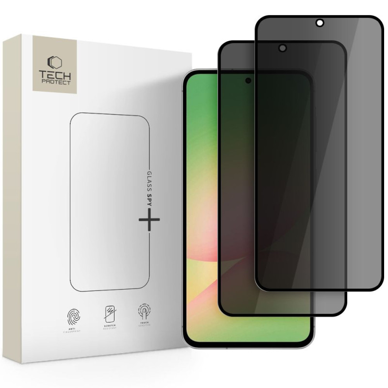 Ochranné sklo Tech-Protect GLASS SPY+ pro Galaxy A36 / A56 5G - privacy (2 pack)