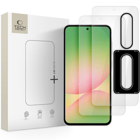 Tech-Protect GLASS SET+ 3-PACK Galaxy A36/A56 5G