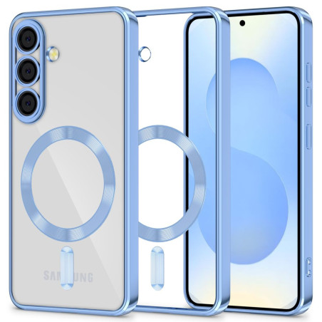 Kryt Tech-Protect MagFlex Galaxy S25 - clear blue