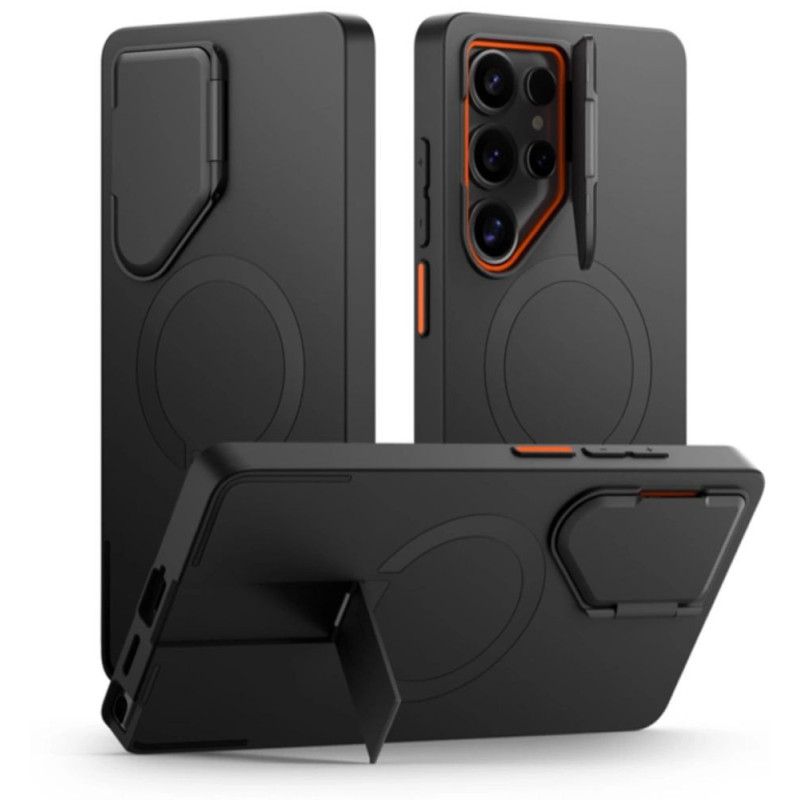 Kryt TECH-PROTECT KEVLAR AURA MAGSAFE pro Galaxy S25 ULTRA - black/orange