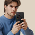 Kryt TECH-PROTECT KEVLAR AURA MAGSAFE pro Galaxy S25 ULTRA - black/ora