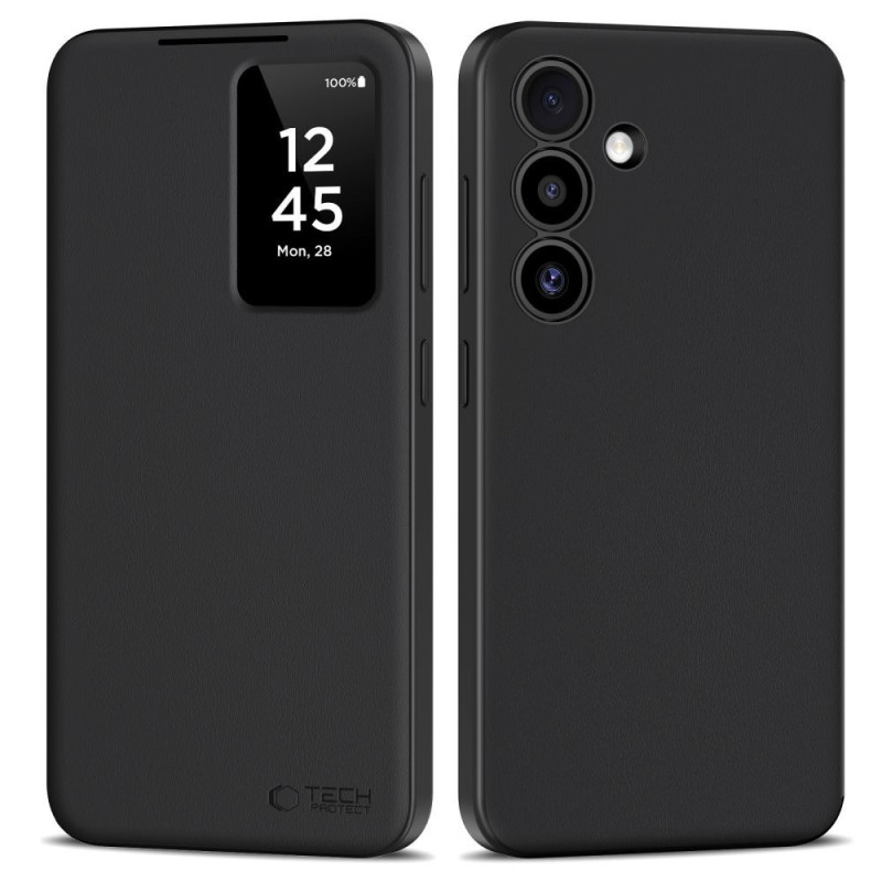Pouzdro Tech-Protect Smart Wallet pro Galaxy S25+ - matná černá