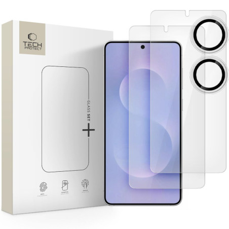 Tech-Protect Glass Set+ 3-pack pro Galaxy S25 Edge