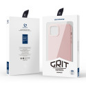DUX DUCIS Grit Leather Magsafe Kožený kryt pro iPhone 14 Plus, růžový