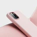 DUX DUCIS Grit Leather Magsafe Kožený kryt pro iPhone 14 Plus, růžový