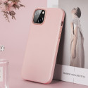 DUX DUCIS Grit Leather Magsafe Kožený kryt pro iPhone 14 Plus, růžový