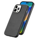 DUX DUCIS Grit Leather Magsafe Kožený kryt pro iPhone 14 Pro Max, černý