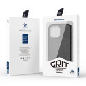 DUX DUCIS Grit Leather Magsafe Kožený kryt pro iPhone 14 Pro Max, černý