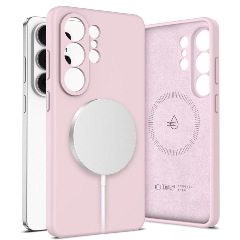 Kryt Tech-Protect SILICONE Magsafe Case pro Galaxy S26 Ultra - růžová