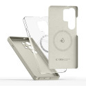 Kryt Tech-Protect SILICONE MagSafe pro Galaxy S26 Ultra - béžová
