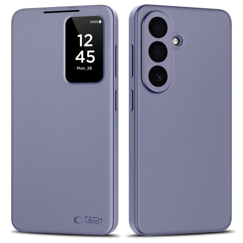 Pouzdro Tech-Protect Smart Wallet Case pro Galaxy S26 - fialová