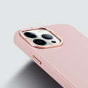 DUX DUCIS Grit Leather Magsafe Kožený kryt pro iPhone 14 Pro Max, růžový