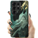 Kryt Tech-Protect Lamano MagSafe pro Galaxy S26 Ultra - černá/green