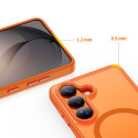Kryt Tech-Protect Magmat MagSafe Galaxy S26 - oranžová matná