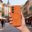 Kryt Tech-Protect Magmat MagSafe Galaxy S26 - oranžová matná