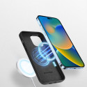 DUX DUCIS Grit Leather Magsafe Kožený kryt pro iPhone 14 Pro, černý