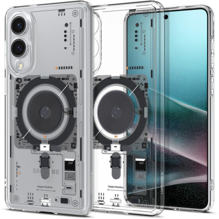 Kryt Spigen ULTRA HYBRID MAG pro Galaxy S25 Edge transparentní
