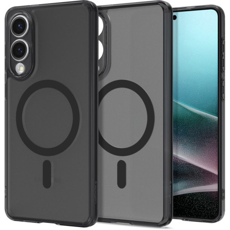 Kryt Spigen ULTRA HYBRID Mag pro Galaxy S25 Edge - černý průsvitný