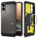 Kryt Spigen TOUGH ARMOR MagSafe Galaxy S25 Edge šedá/černá