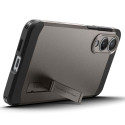 Kryt Spigen TOUGH ARMOR MagSafe Galaxy S25 Edge šedá/černá