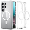 Kryt Spigen ULTRA HYBRID MagSafe pro Galaxy S26 Ultra - čirý/bílý