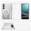 Kryt Spigen ULTRA HYBRID MagSafe pro Galaxy S26+ čirý a bílý