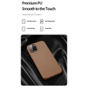 DUX DUCIS Grit Leather Magsafe Kožený kryt pro iPhone 14, černý