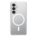 Kryt Spigen ULTRA HYBRID MagSafe pro Galaxy S26 - čirá/bílá