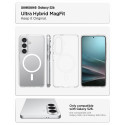 Kryt Spigen ULTRA HYBRID MagSafe pro Galaxy S26 - čirá/bílá