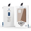 DUX DUCIS Grit Leather Magsafe Kožený kryt pro iPhone 14, hnědý