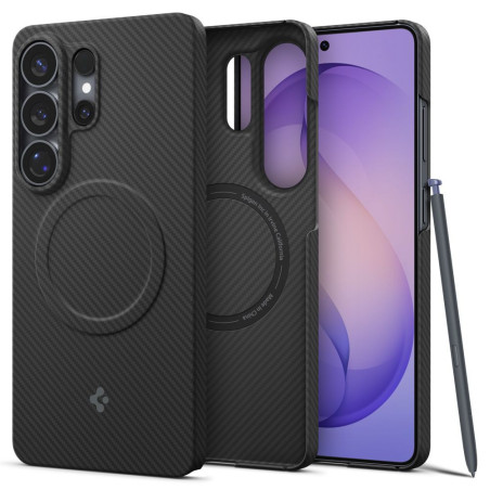 Kryt Spigen AIRSKIN ARAMID MAG MAGSAFE Galaxy S26 Ultra černá