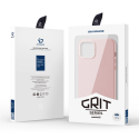 DUX DUCIS Grit Leather Magsafe Kožený kryt pro iPhone 14, růžový