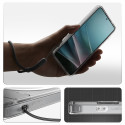 Kryt Spigen ULTRA HYBRID S MagSafe pro Galaxy S26 – průhledná/bíl