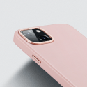 DUX DUCIS Grit Leather Magsafe Kožený kryt pro iPhone 14, růžový