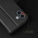 Dux Ducis Hivo pouzdro pro iPhone 16 s flipovým krytem a ochranou RFID - černé