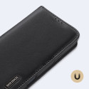 Dux Ducis Hivo pouzdro pro iPhone 16 s flipovým krytem a ochranou RFID - černé