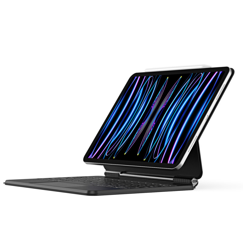 Dux Ducis Keyboard (MK Series) pouzdro s Bluetooth klávesnicí pro iPad Air 4 / 5 a iPad Pro 11" (2018–2022) – černé