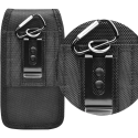 AG PREMIUM Oxford Vertical model 4 - pouzdro na opasek pro iPhone 12 Pro Max/13 Pro Max/14 Pro Max a další, černé