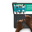 Dux Ducis Keyboard (MK Series) pouzdro s Bluetooth klávesnicí pro iPad Air 4 / 5 a iPad Pro 11" (2018–2022) – černé