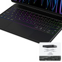 Dux Ducis Keyboard (MK Series) pouzdro s Bluetooth klávesnicí pro iPad Air 4 / 5 a iPad Pro 11" (2018–2022) – černé