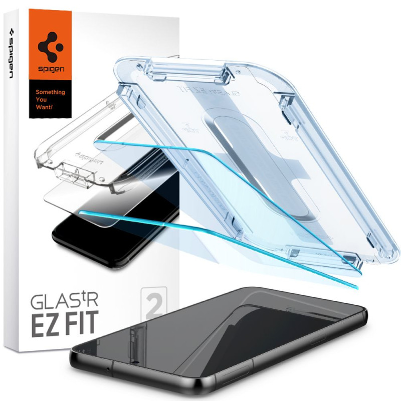 Ochranné sklo Spigen Glas.tR EZ Fit pro Samsung Galaxy S23+ - čirá